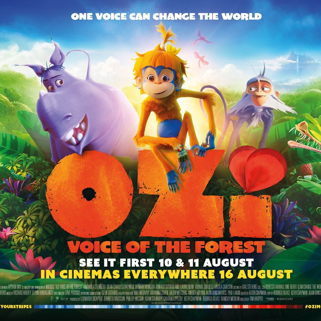 Meet Ozi, a little orphan orangutan who’s about to make a big difference when she goes on an epic adventure to save her forest home. 📷📷

Come join Ozi and her friends at Buxton Cinema on Saturday 21st September 📷 Book your tickets now via our website