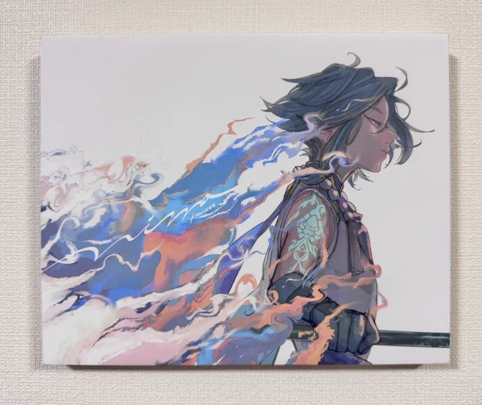 【TOKYO FES Sep.2024】神ノ叡智 21 東4ホール ク62ab éphémère新作 アートキャンバス2種(魈、鍾離)F3サイズです。いい感じに出来ましたBOOTH  