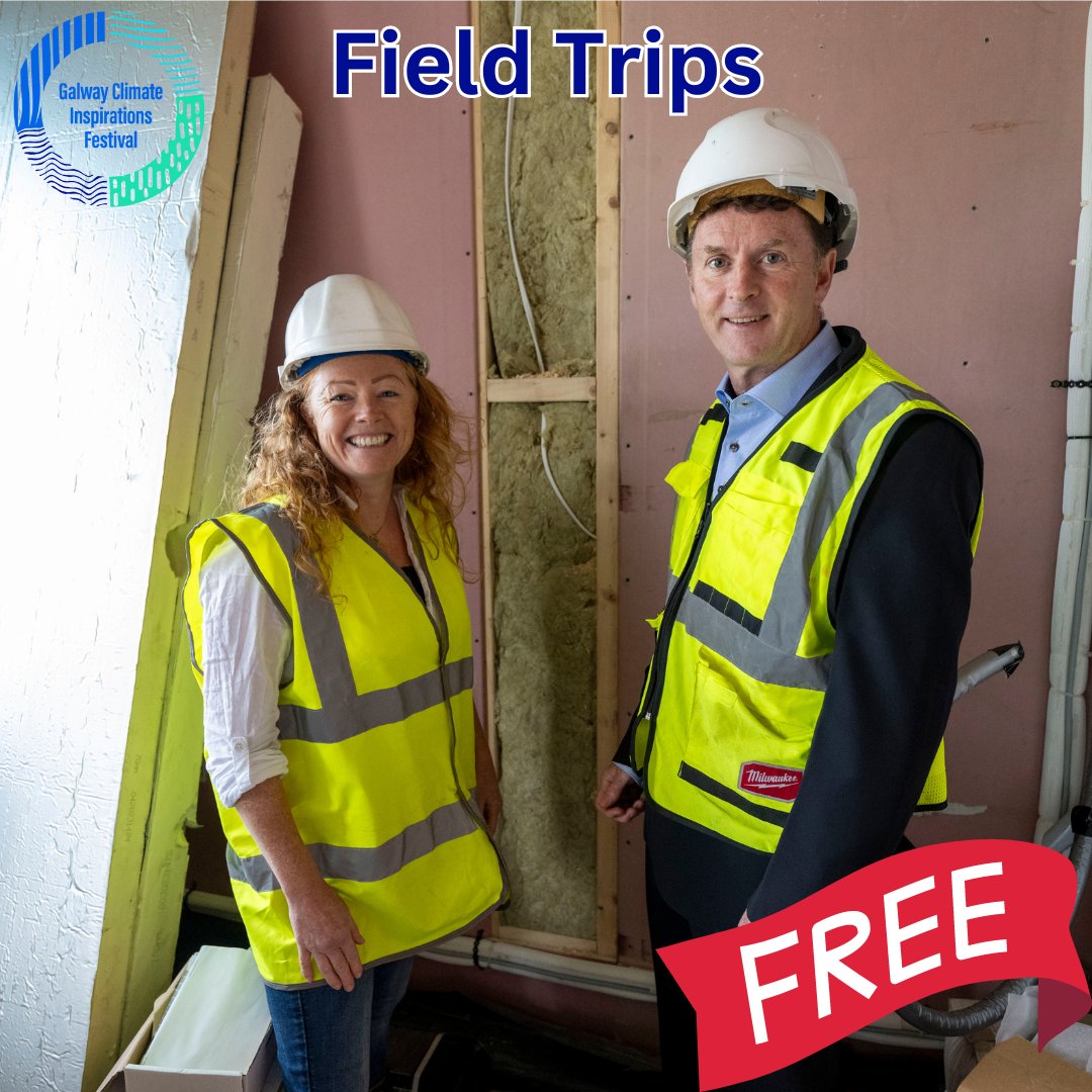 Field Trips at Galway Climate Inspirations Festival!🥳 FREE - NO BOOKING REQUIRED!🤩

👉Energy Efficiency &amp; Retrofit Drop In Clinic

Westside Resource Centre
Friday, Sept 13
2:30pm - 5:30pm

Find out more about home energy upgrades and retrofitting, including information on