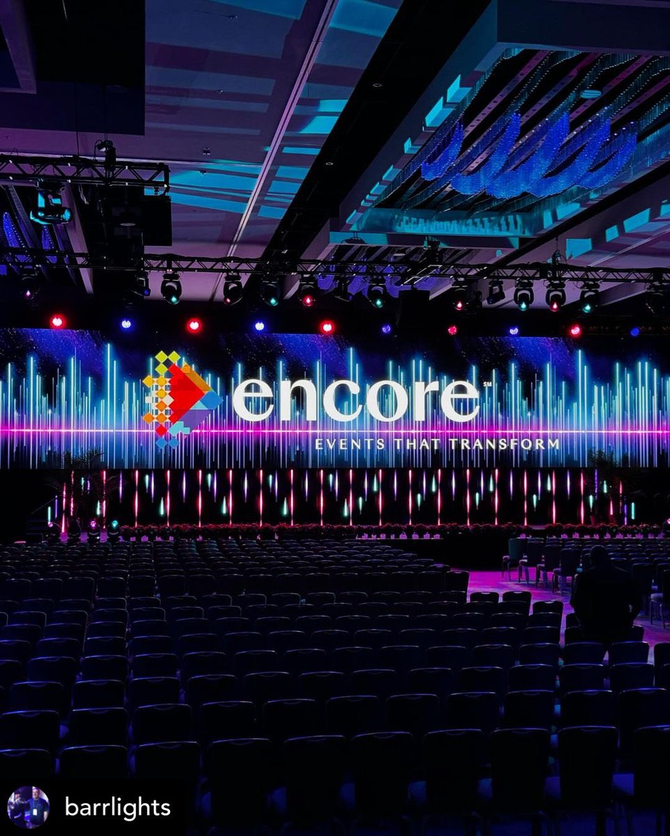 TheRobeWay's tweet photo. Setting the stage and creating the mood for the live event lighting design by Barr Lights featuring a rig including @Robelighting #Pointe luminaires.
#therobeway #robelighting #barrlights #robeintherig #eventlighting #eventdesign https://t.co/yfPJSLF3WH