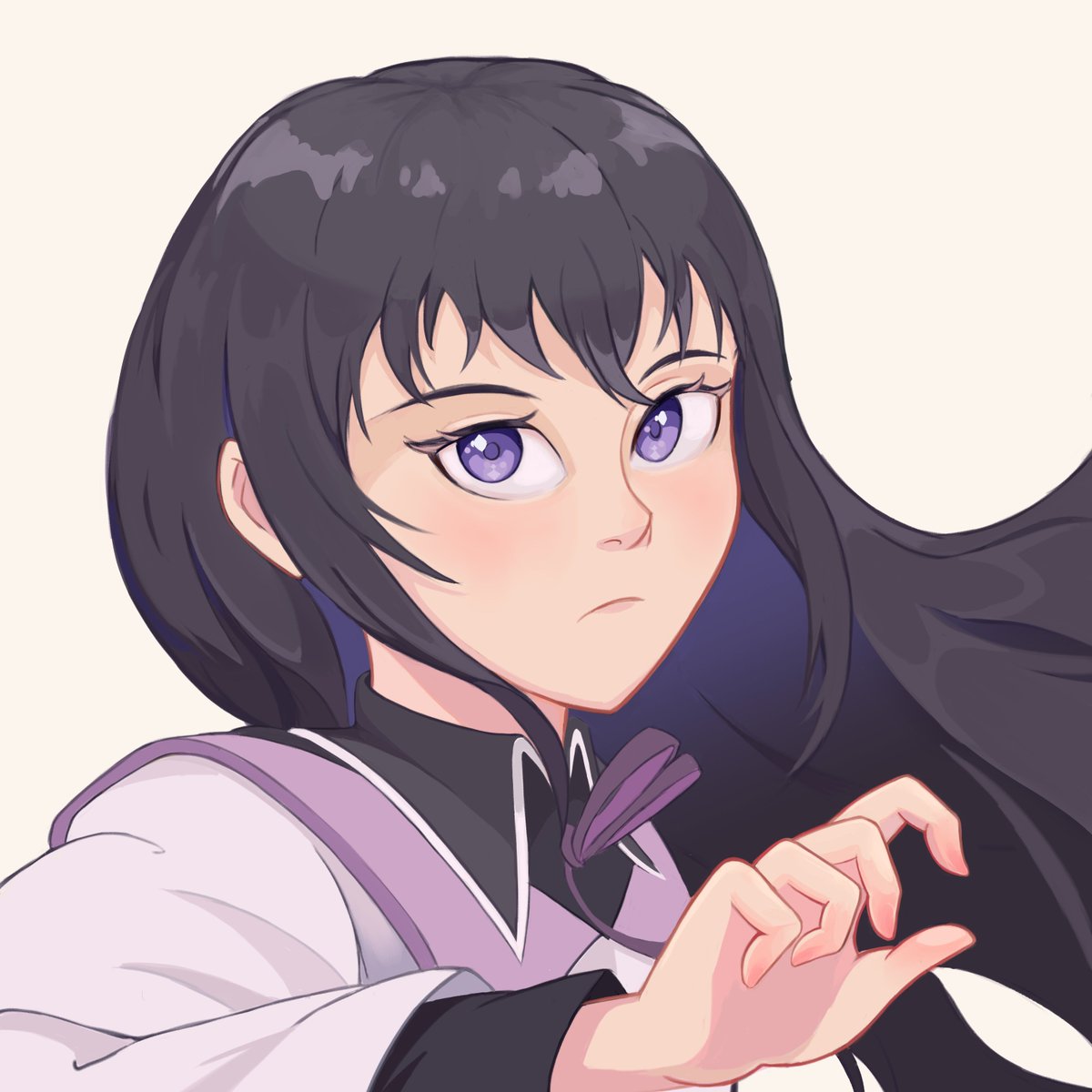 YaleneAsdf's tweet photo. Homura Akemi (Puella Magi Madoka Magica)

#modoka #HomuraAkemi #artday https://t.co/P2LCjDEoWW