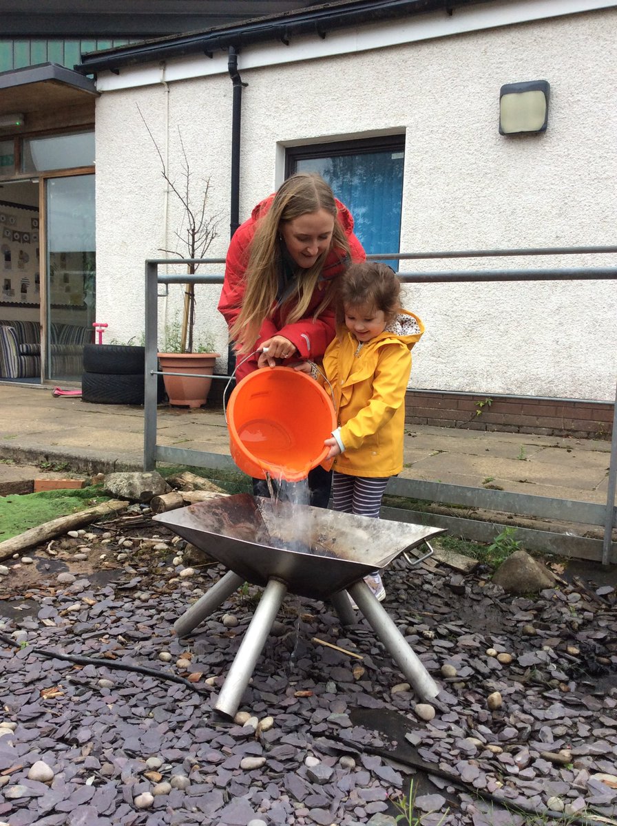 banktonnursery's tweet photo. The boys and girls had their first fire pit of the new term last Friday and today. They all sat beautifully and followed the fire safety rules #safesally https://t.co/wLxCGXLoES