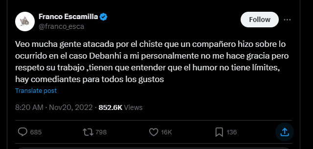 renehr's tweet photo. @paicecorp @Eraserhead79 Si este sr @franco_esca  defiende el acto de burlarse de una mu*$ert<e que ahí si es específicamente de alguien, por que ahora se ofende por lo que le dicen a su hija? Y eso que no se burlan de la mue%rerte de alguien de su familia como si lo hace su amigo @PlatanitoShowMx https://t.co/3rF2pR4C4k