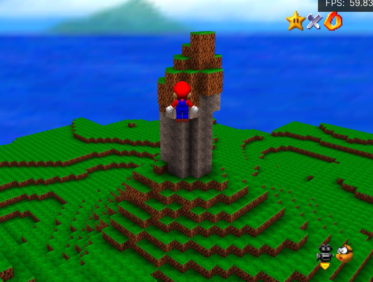 Cock Rock in SM64 Minecraft