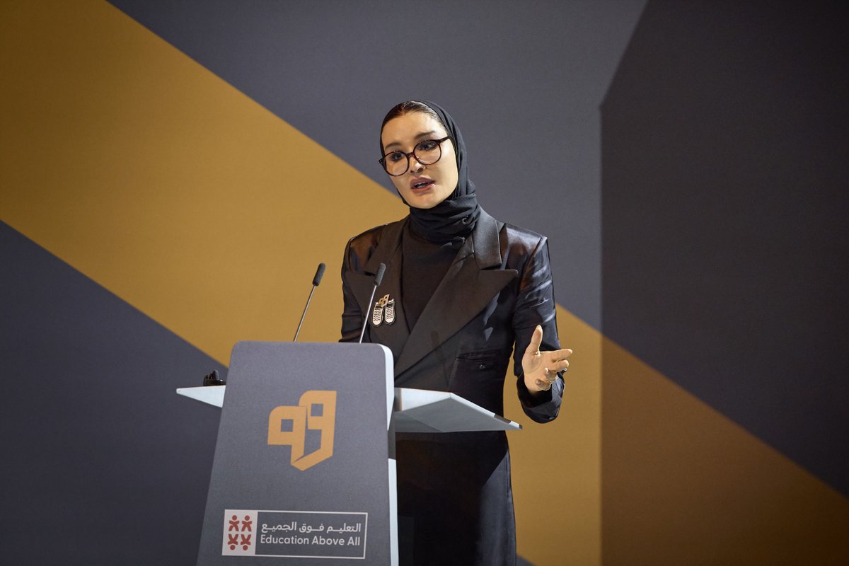 holaqatar92's tweet photo. 🌍✨ Hoy se celebró el 5to Día Internacional para Proteger la Educación de Ataques, un evento impulsado por la Fundación Education Above All y liderado por Su Alteza Sheikha Moza bint Nasser #RiseUp #UniteToProtect #educationaboveall #qatar #education #sheikamoza #educacion https://t.co/lzeo39gtW1