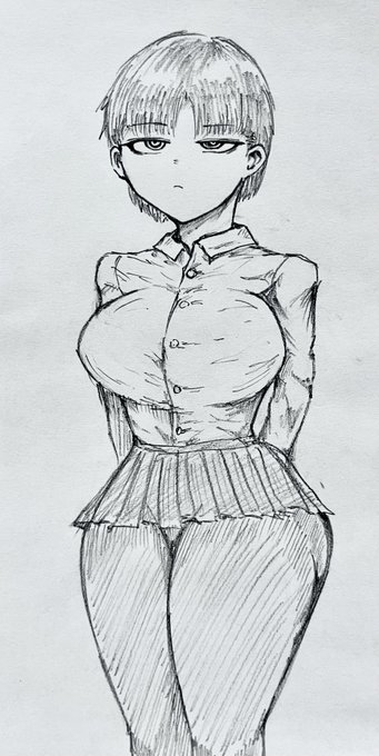 今日は落書きでお茶を濁す!
こういう低身長気味のくせに乳でっかくてケツもパッツパツな目つき悪いガールが性癖なんすわ 