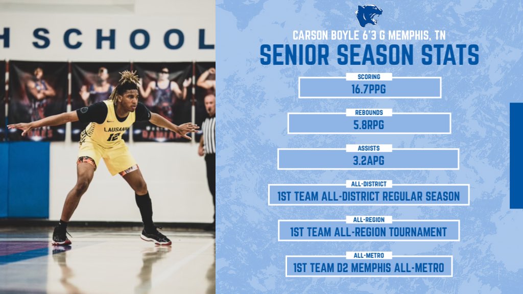 Cougar Nation, help us welcome 6’3 Frosh. G Carson Boyle!! (<a href="/OfficialCB12/">Carson “12” Boyle</a>) Solid body w/ strength // Big-Time Shooter from 3 // Exudes Toughness // Will make an immediate impact!! #SNIPER #MEMPHISMADE #GOCOUGARS 🔵⚪️🔵