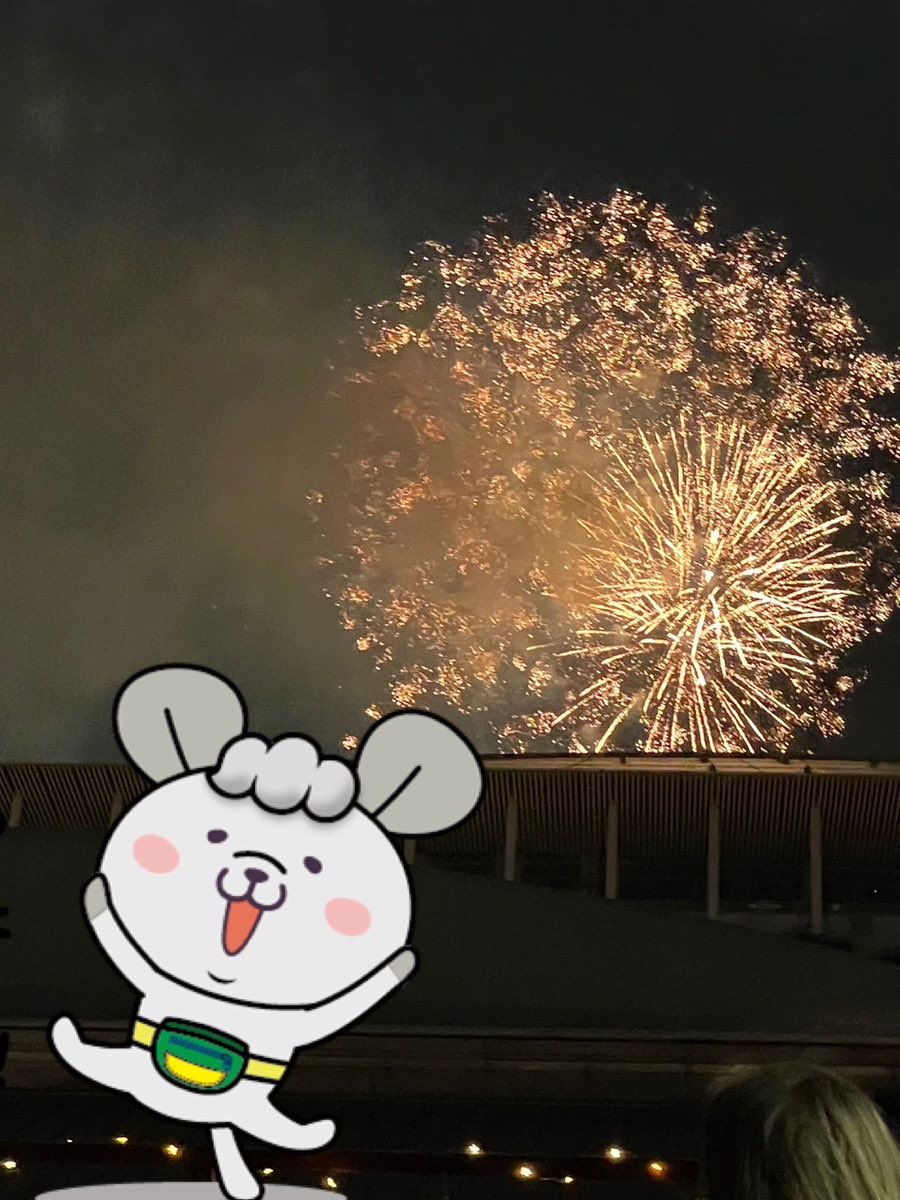 mariku0420's tweet photo. 夏が終わり頃なのにまだまだ暑いでちゅね。
夏の思い出の写真をペタリ。みんなで満開の花火を見たでちゅ。また来年が楽しみ😊
#花火
#神宮花火大会
#ねずみのマリク
#マリク
#mariku
#夏の思い出
#花火大会
#残暑 https://t.co/2kWWH0w4XV