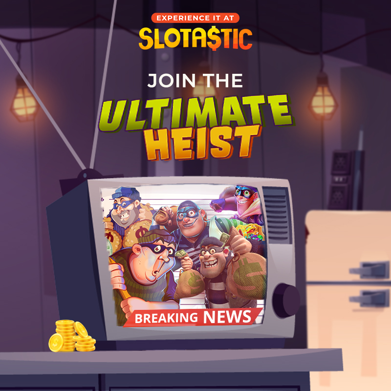 SlotasticOnline's tweet image. Join the 'Ultimate Heist' event this September at #Slotastic:

🚀 14 Thrilling Missions
🥇 2 Badges
🛒 6 Exclusive Bonuses
💰 3,000+ Points

Join Now: slotastic.com/login