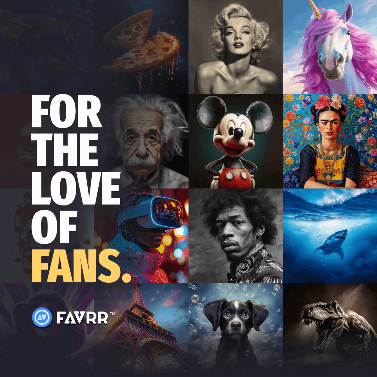 Own your passion! Invest in shares of your favorite people, places, and things. Join the Favrr community today! 🤩🙌💫 

#Favrr #FanToEarn #Web3 #NFT #MakeAnImpact