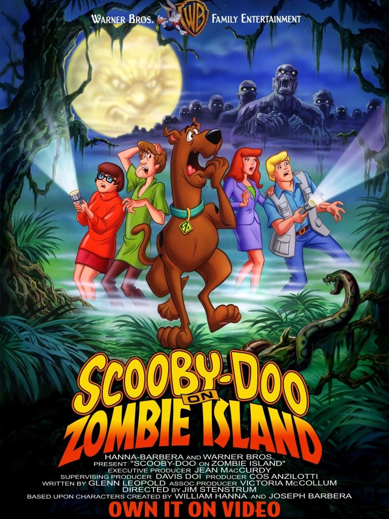 scoobyhistory's tweet photo. BREAKING NEWS: Scooby-Doo on Zombie Island (1998) just received a 55 minute standing ovation from me in my living room after watching it for the 200th time https://t.co/JPnpJLrLWl