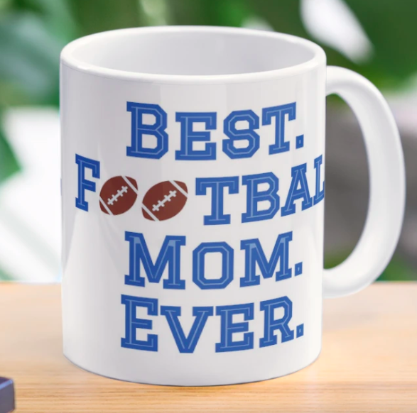 MascotDesigns1's tweet photo. It's football season, show your favorite football mom some love!

Also available in pink
Other sports/products (&amp; for dads too) 

#BuyIntoArt #FootballMom #FootballDad #BestFootballMom #FootballGifts #FootballMomGifts #MondayMugShot #Mugs #CoffeeMugs #NFL #d1fb #D3fb #d2fb https://t.co/4NN0cUjewl