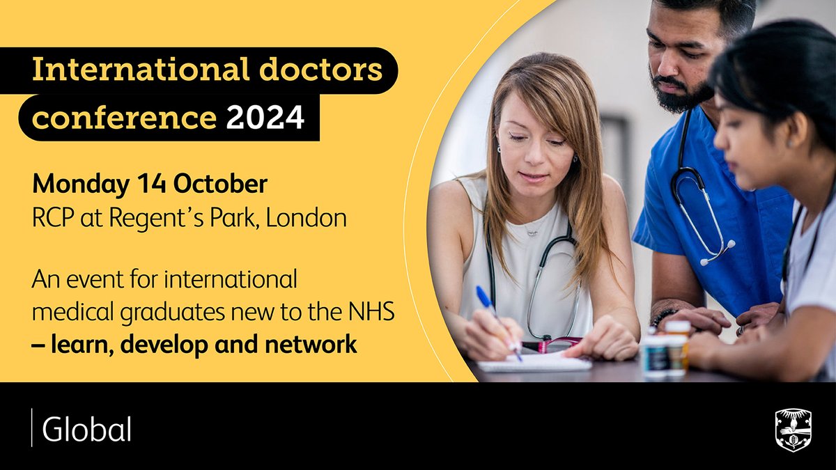 Partha S Kar 🇮🇳🇬🇧🏏🎥 (@parthaskar) on Twitter photo Are YOU an International Medical Graduate aka IMG?
Or know someone who is one?
Please come/forward details below
A conference for IMGs via <a href="/RCPhysicians/">Royal College of Physicians</a> -opportunity to meet <a href="/Mumtaz_Patel_1/">Mumtaz Patel</a> <a href="/OGMustafa/">Omar Mustafa</a> <a href="/DrEB_Mitch/">Emma Mitchell</a>
And find out more about #NHS
Pls RT🙂
rcp.ac.uk/events-and-edu… Are YOU an International Medical Graduate aka IMG?
Or know someone who is one?
Please come/forward details below
A conference for IMGs via <a href="/RCPhysicians/">Royal College of Physicians</a> -opportunity to meet <a href="/Mumtaz_Patel_1/">Mumtaz Patel</a> <a href="/OGMustafa/">Omar Mustafa</a> <a href="/DrEB_Mitch/">Emma Mitchell</a>
And find out more about #NHS
Pls RT🙂
rcp.ac.uk/events-and-edu…