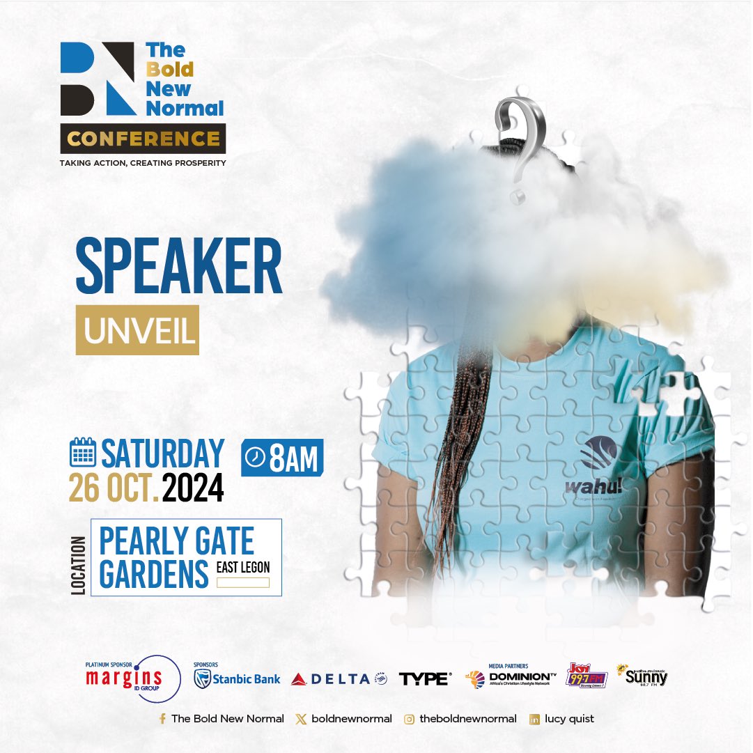 Knock, knock. You have a delivery.

Who is she🤔❔

Blazing a trail in the electric vehicle industry right here in Ghana, she’s the face of technology innovation making change happen.

Guessed yet?

Get your ticket now on lucyquist.com, egotickets.com