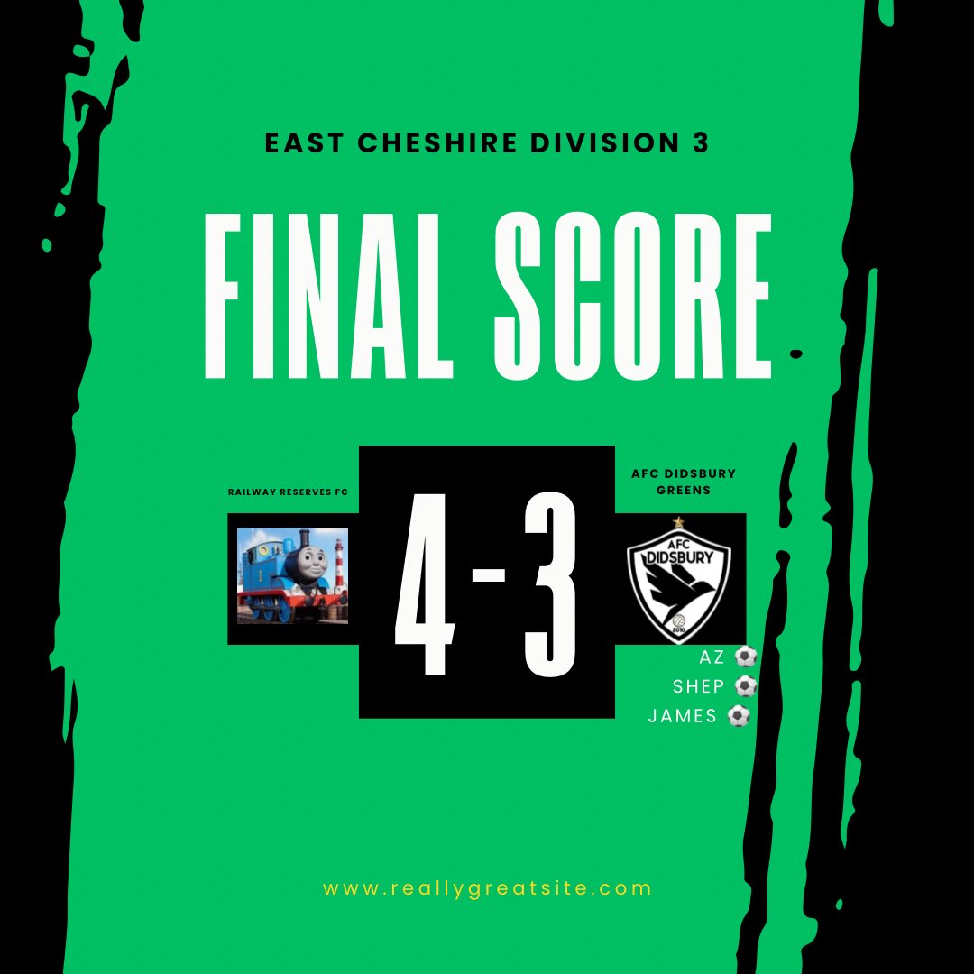 AFC Didsbury ⚽️🐝 (@afcdidsbury) on Twitter photo Game Week #2
AFC Didsbury 2 VS 2 <a href="/RiverPlateReds/">River Plate Reds FC</a>
Railway Reserves 4 VS 3 AFC Didsbury 🟢
A mixed weekend of results for AFC Didsbury against 2 good oppositions. Work tomorrow at night training to go into the weekend. Game Week #2
AFC Didsbury 2 VS 2 <a href="/RiverPlateReds/">River Plate Reds FC</a>
Railway Reserves 4 VS 3 AFC Didsbury 🟢
A mixed weekend of results for AFC Didsbury against 2 good oppositions. Work tomorrow at night training to go into the weekend.