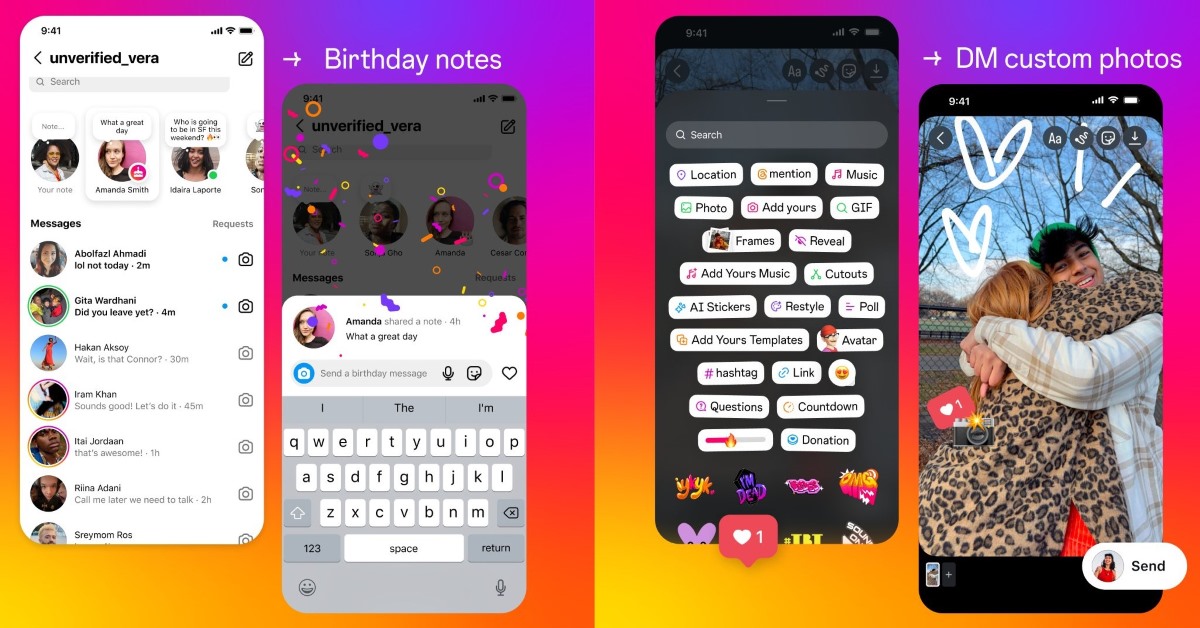 Fab_Fontaine's tweet photo. Instagram annonce 3 nouveautés pour les DM : ce qui change https://t.co/rNUge1NDW9 https://t.co/x21dC8aHrm