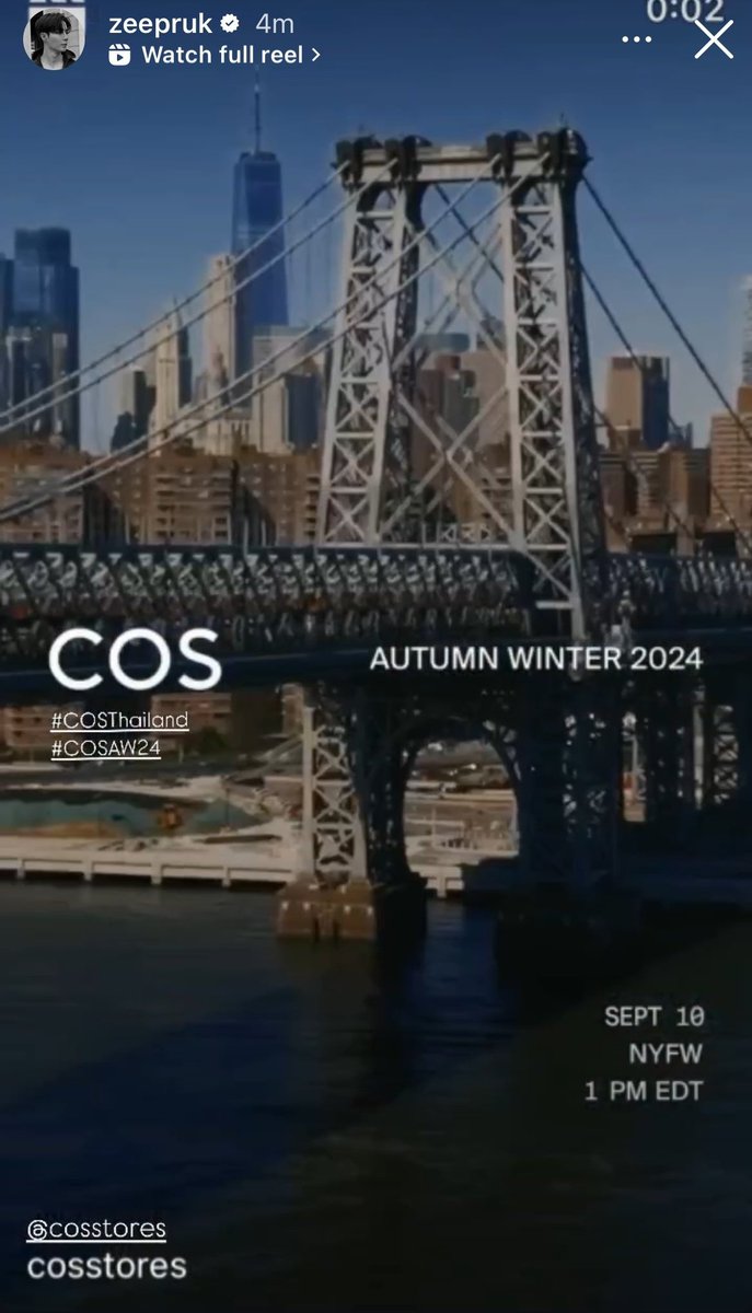 KanBW2723's tweet image. #ZEEgotoNYFWwithCOS
🫰💙