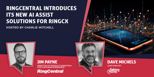 Profulgent's tweet photo. CX Today’s Charlie Mitchell hosts Jim Payne, Director of Product Marketing for Customer Experience at @RingCentral, and Dave Michels, Lead Analyst at TalkingPointz, to discuss RingCentral new AI capabilities in RingCX and RingCentral’s position within... https://t.co/KwogmTRKRU https://t.co/DHHLUH0tBP