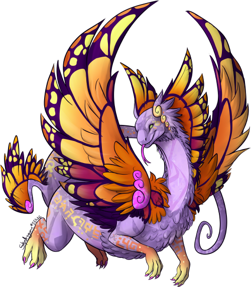 skydrynn's tweet photo. I don't think I ever posted my Flight Rising adoptables here? Here's a few coatls of my own that I made a while back!

I'd love to get back to doing more of these when I have time. https://t.co/OdjBxPwBYF