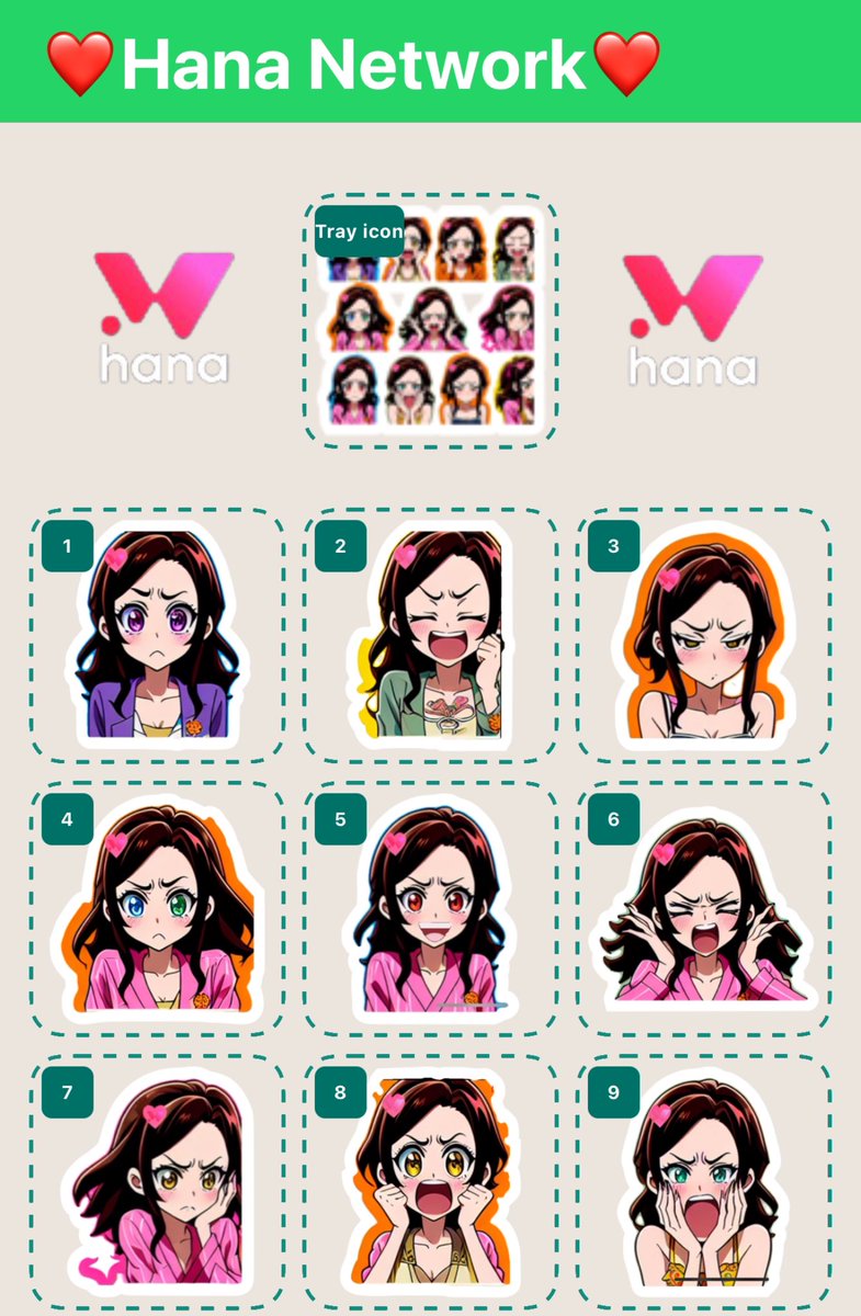 Timmy_Turnes's tweet image. I redesigned stickers for my favorite community, @HanaNetwork . It&apos;s a great joy to be able to leave a part of myself in the community...❤️

#HanaNetwork  
#CommunityJoy  
#CreativeContribution