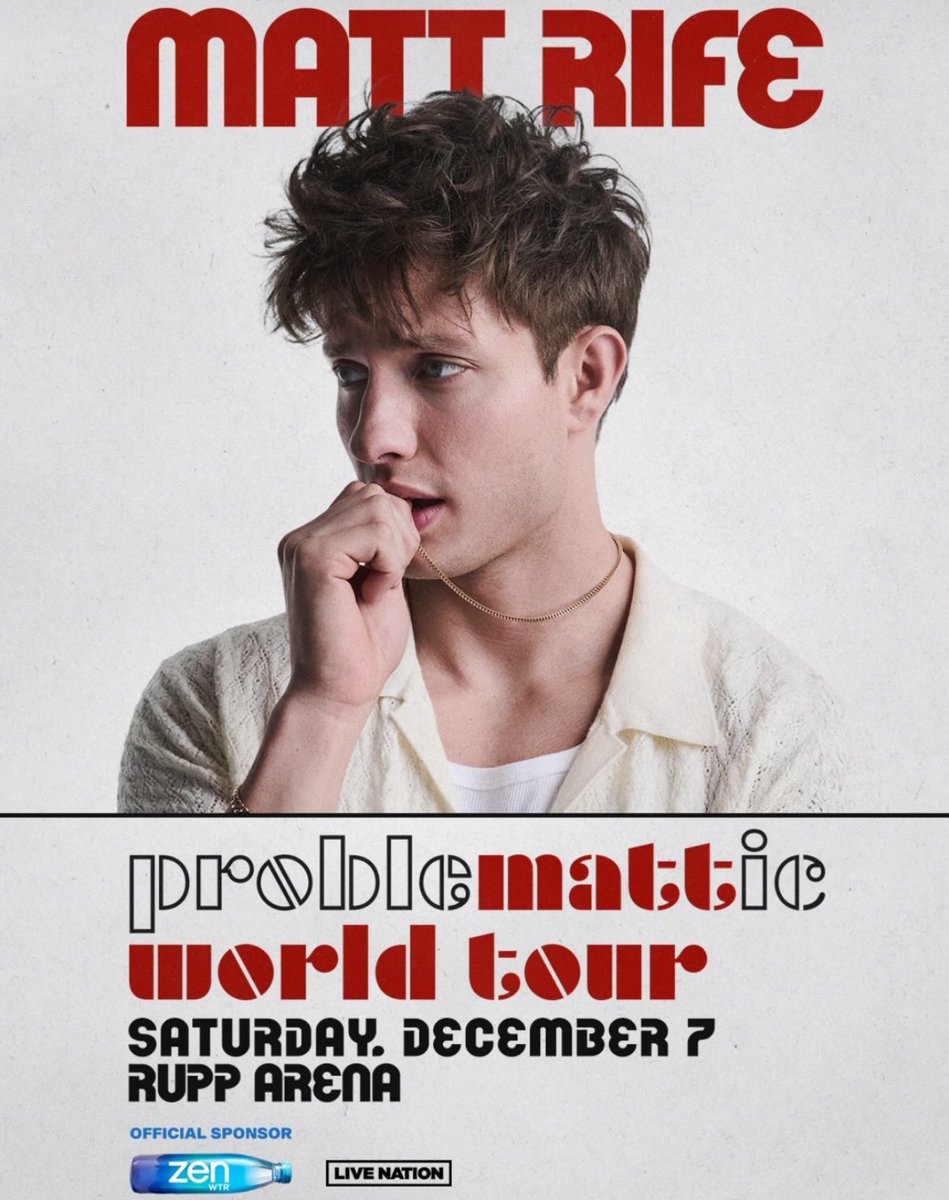 mattrife's tweet photo. LEXINGTON, KY 🤠
See you Dec. 7th!!! 
Tickets on sale this Friday! https://t.co/OaJHv2RipW