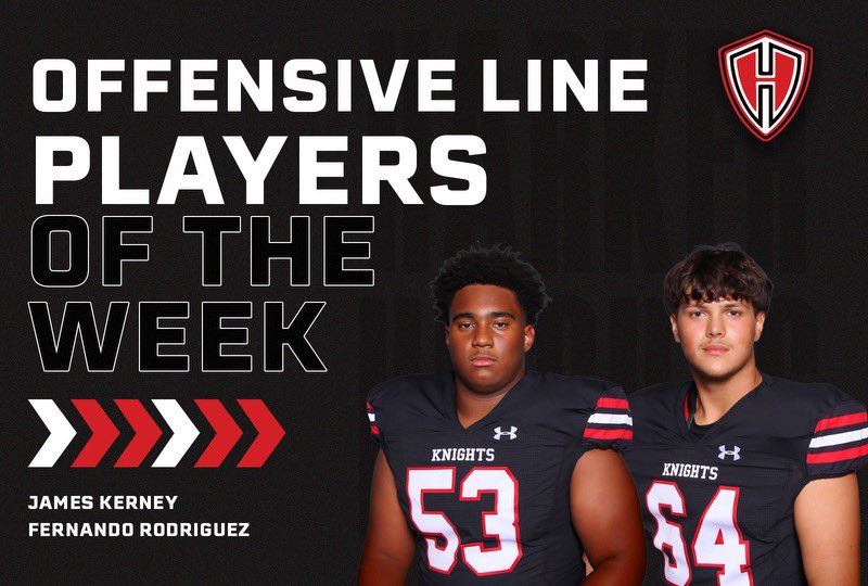 🔴⚫️⚪️ Week 2 POTW ☝️

#RepTheShield 🛡️ #HonorHeights ⚔️

<a href="/KilleenISD_/">KISD Sports</a> @AthleticsKISD