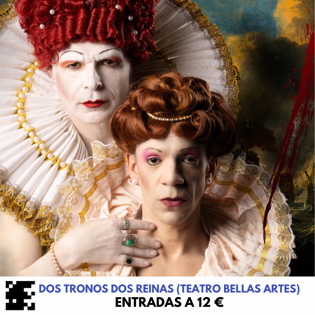 ¡🎭 Estreno de “DOS TRONOS, DOS REINAS” en el Teatro Bellas Artes!
👑 No te pierdas esta emocionante obra que explora la lucha por el poder entre dos figuras icónicas. 
🎟️ Entradas desde solo 12 euros
👉 bit.ly/DOSTRONOSPROME