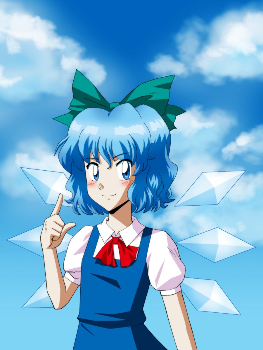 AfterYesterdayC's tweet photo. #9月9日はチルノの日 #Touhou #artmoots https://t.co/fZiLaQ1Hru
