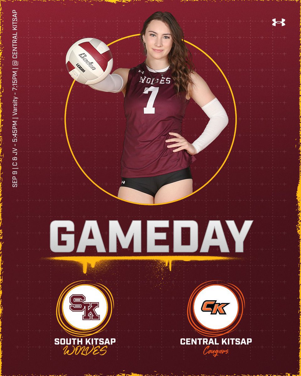 SKHS_Wolves's tweet photo. ๐บ๐ GAME DAY!
Our Wolves Volleyball team faces Central Kitsap TONIGHT (9/9)! Letโs bring that maroon & white energy ๐ช๐ฅ
๐ C&JV 5:45 PM | ๐ Varsity 7:15 PM
๐ Central Kitsap
SK fam, letโs show up BIG and make some noise! ๐ฃ
#SKPride #GoWolves
#GameDay https://t.co/TDZg6CQfrE