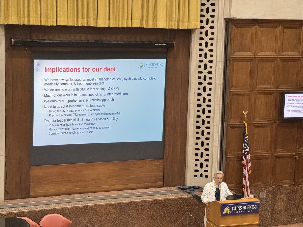 HopkinsPsych (@hopkinspsych) on Twitter photo Kicking off the new season of #GrandRounds at Hopkins with <a href="/jpotash1/">Jimmy Potash</a> laying out a vision for the future of psychiatry, here and worldwide! Kicking off the new season of #GrandRounds at Hopkins with <a href="/jpotash1/">Jimmy Potash</a> laying out a vision for the future of psychiatry, here and worldwide!