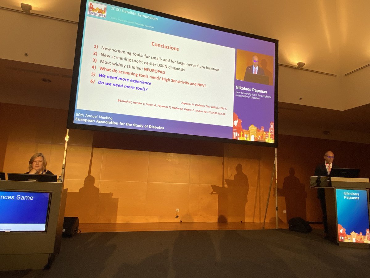 Great <a href="/DFSG_org/">DFSG</a> session at #EASD2024 with huge 🇬🇧 figures attending. ⚡️

⚡️Production value of the stands has skyrocketed 👌🏼

Looking forward to seeing many of you there 

<a href="/EASDnews/">EASD</a> <a href="/EASDelearning/">EASDelearning</a> <a href="/docmaltese/">Giuseppe Maltese</a> <a href="/drpratikc/">Pratik Choudhary</a> <a href="/NielsEjskjaer/">Niels Ejskjaer</a> <a href="/ShivaniM_KC/">Shivani Misra</a> <a href="/kamleshkhunti/">Prof Kamlesh Khunti</a> <a href="/AbdTahrani/">Abd Tahrani</a>