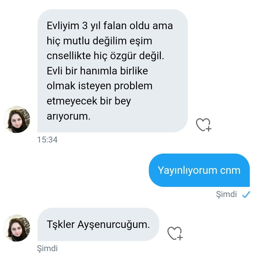 Evli sultan hanım arkadaş arıyor RT yapanları takip edecek