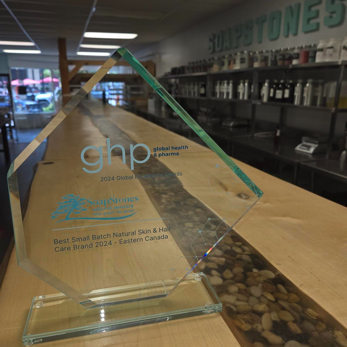 SOAPSTONESSOAP's tweet image. Soapstones is excited to announce we have been named Best Small Batch Natural Skin and Haircare Brand - Eastern Canada 2024, by Global Health &amp;amp; Pharma.
We are so grateful for the ongoing support from our loyal customers and all the staff that make it happen behind the scenes!