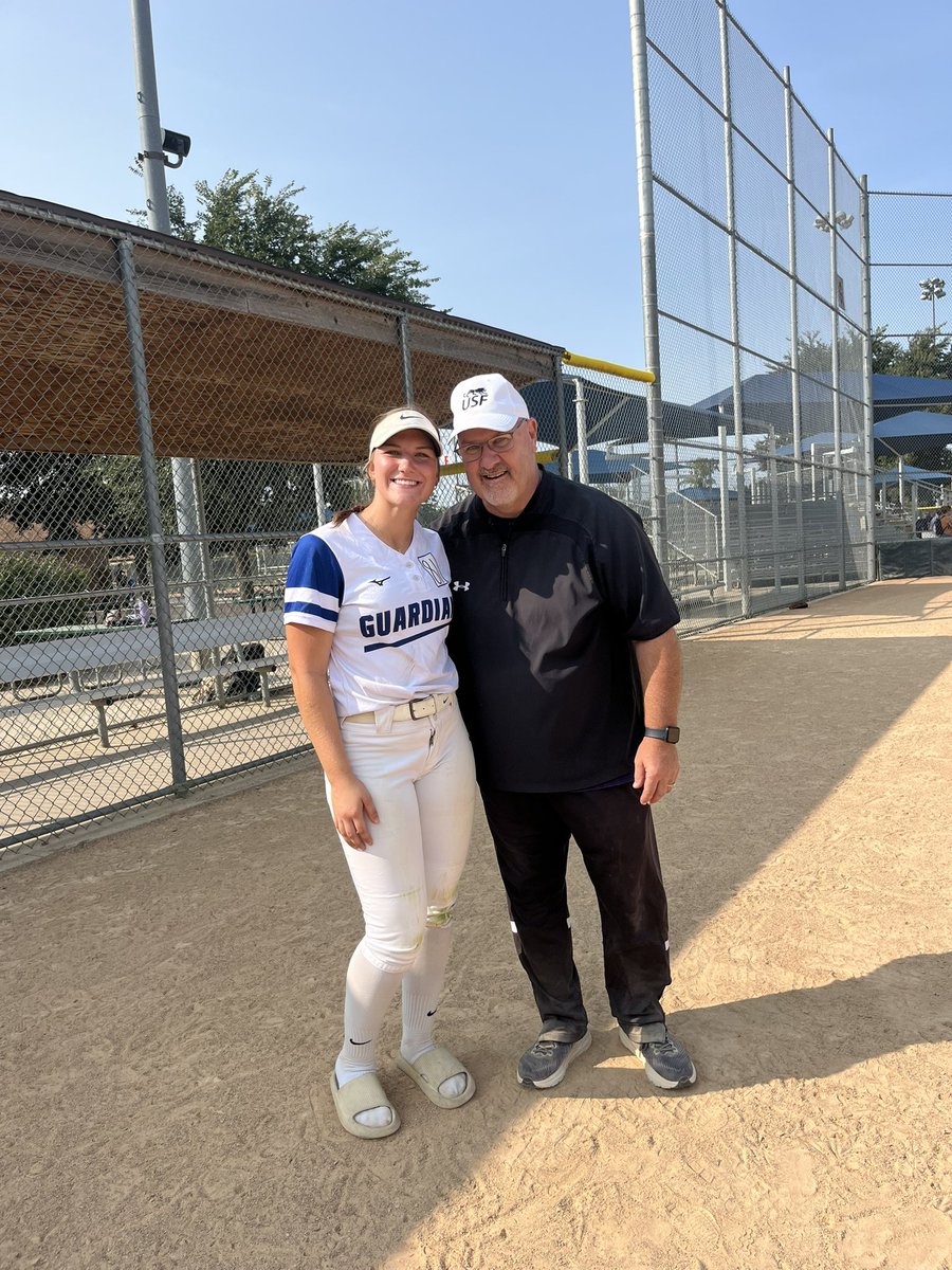 Thank you to <a href="/USFCougarsSB/">USF Softball</a> for having me at their camp and giving me a tour!  I can’t wait to talk more!
