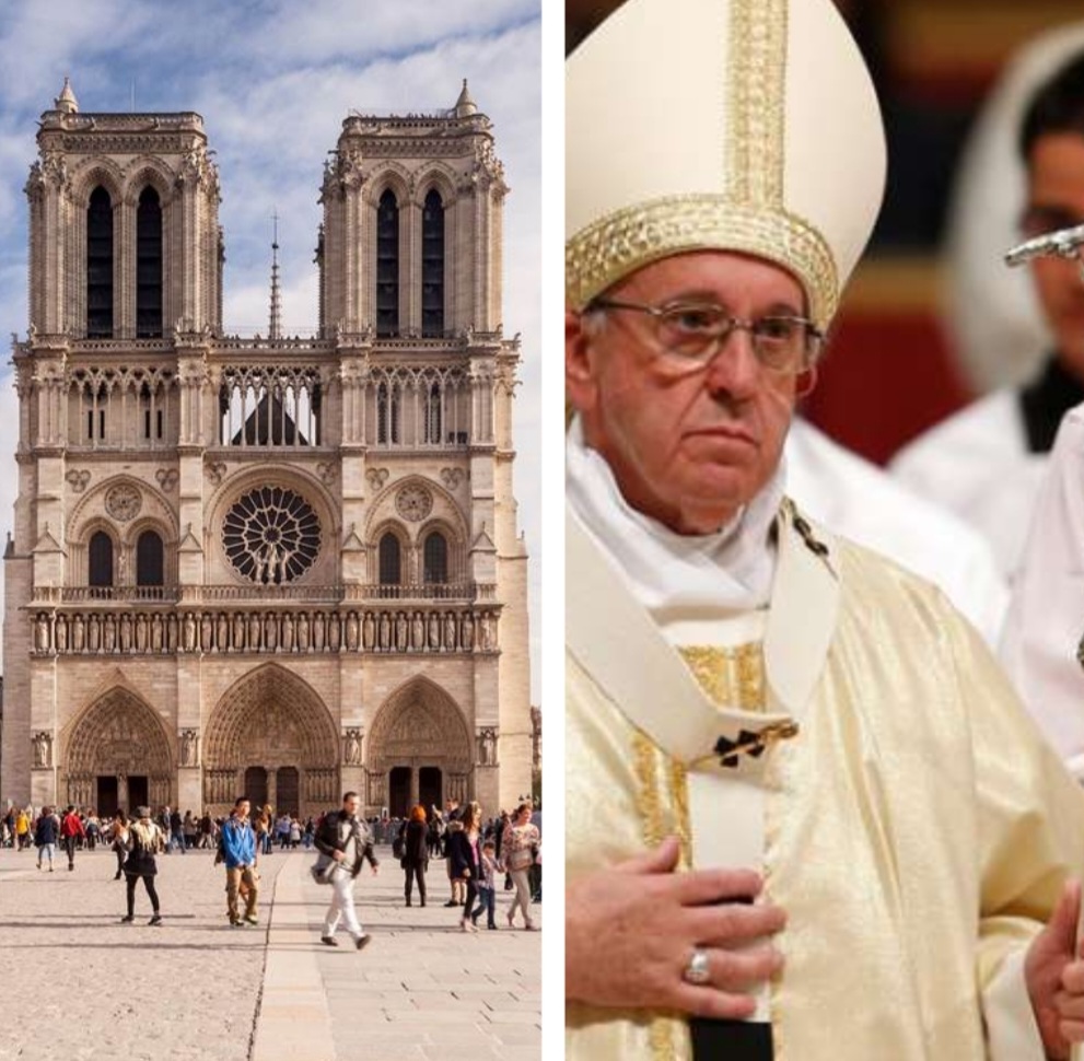 CatholicArena's tweet photo. FRANCE

Pope Francis will celebrate the first Mass at the reopening of Notre Dame Cathedral on December 8th in Paris

The news was reported yesterday in La Tribune https://t.co/UpJzQ3V21W
