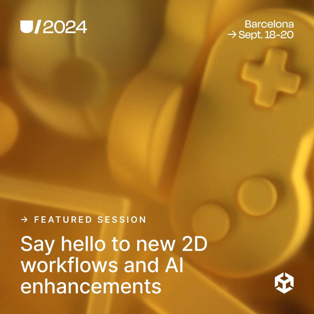 EduOriz's tweet image. A lot of cool content is lined up for #Unite2024 but you should definitely join us for the 2D session at the main stage to learn more about what's in for 2D projects in #unity6 #Unity