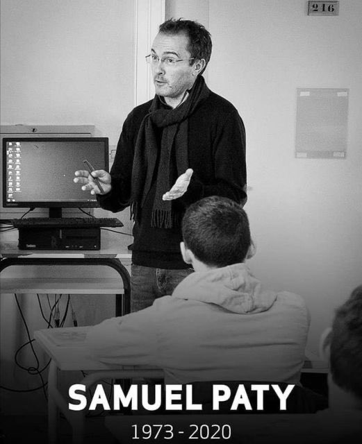 lecartographe's tweet photo. Samuel Paty aurait eu 51 ans aujourd’hui. Pensées. https://t.co/LNOm2efeLE