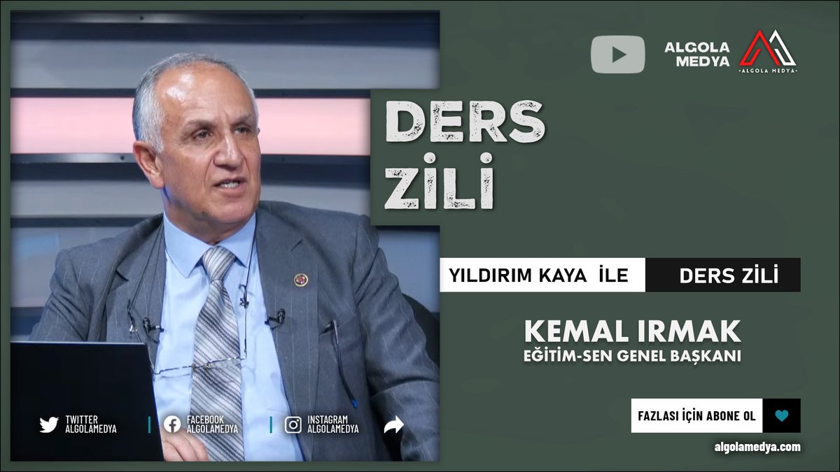 Yıldırım Kaya ile Ders Zili -  
Konuk: Eğitim-Sen Genel Başkanı Kemal Irmak
Konu: * 2023-2024 Eğitim-Öğretim Yılı
             * Narin Güran

Programın tamamı;
youtube.com/live/xQYhXFNiC…

<a href="/yildirimkaya40/">Yıldırım Kaya</a> 
<a href="/KemalIrmak_/">KemalIrmak</a>
<a href="/egitimsen/">Eğitim Sen</a> 

#naringüran #eğitimsen #derszili