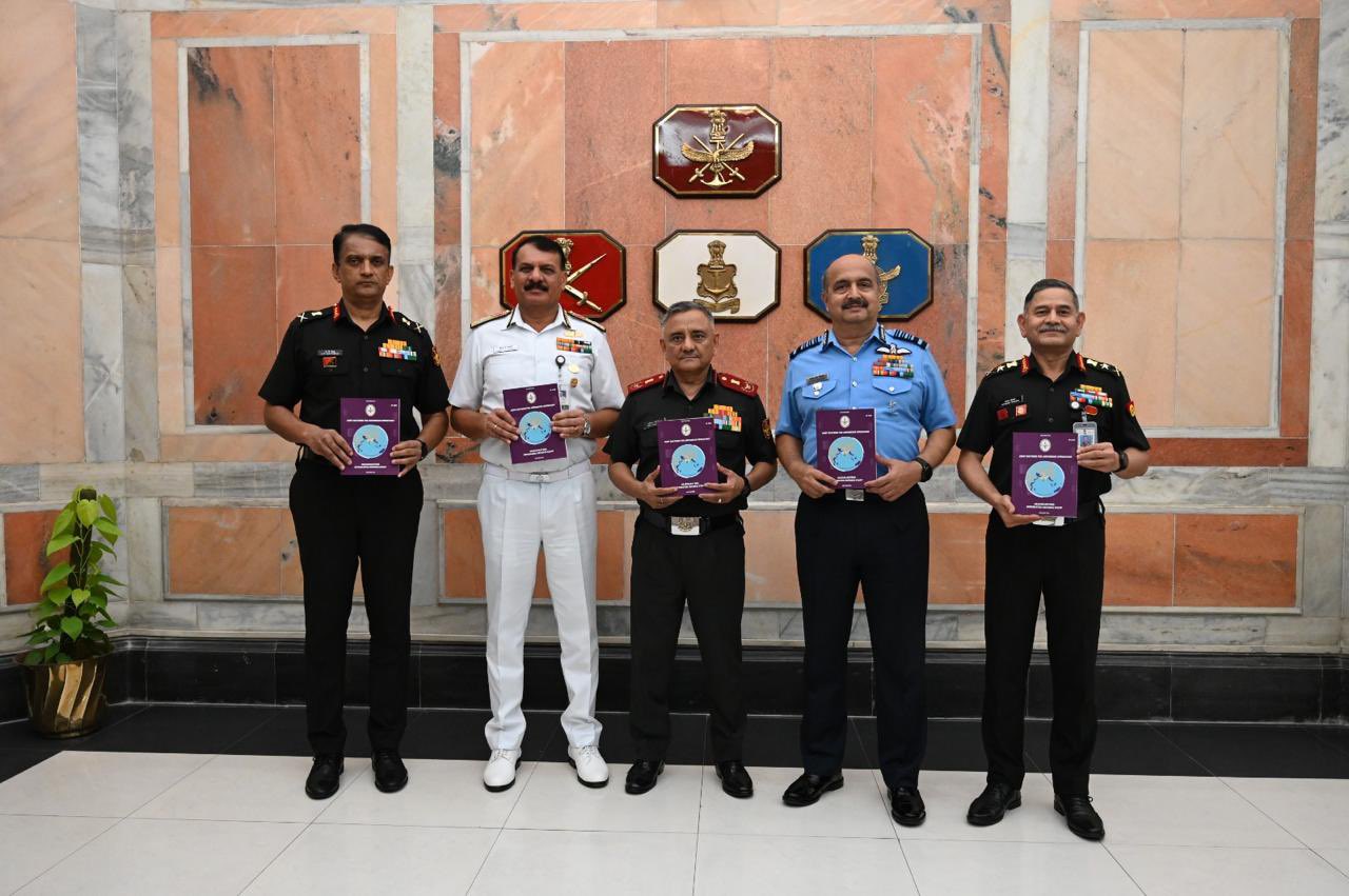 Ministry of Defence, Government of India on X: "CDS General Anil Chauhan  today released Joint Doctrine for Amphibious Operations in New Delhi,  providing guidance for commanders in complex military environments. It will