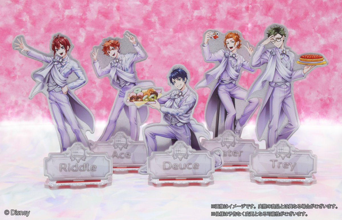 新品 ツイステ マレウス プラチナジャケット アクスタ クリアカード 缶