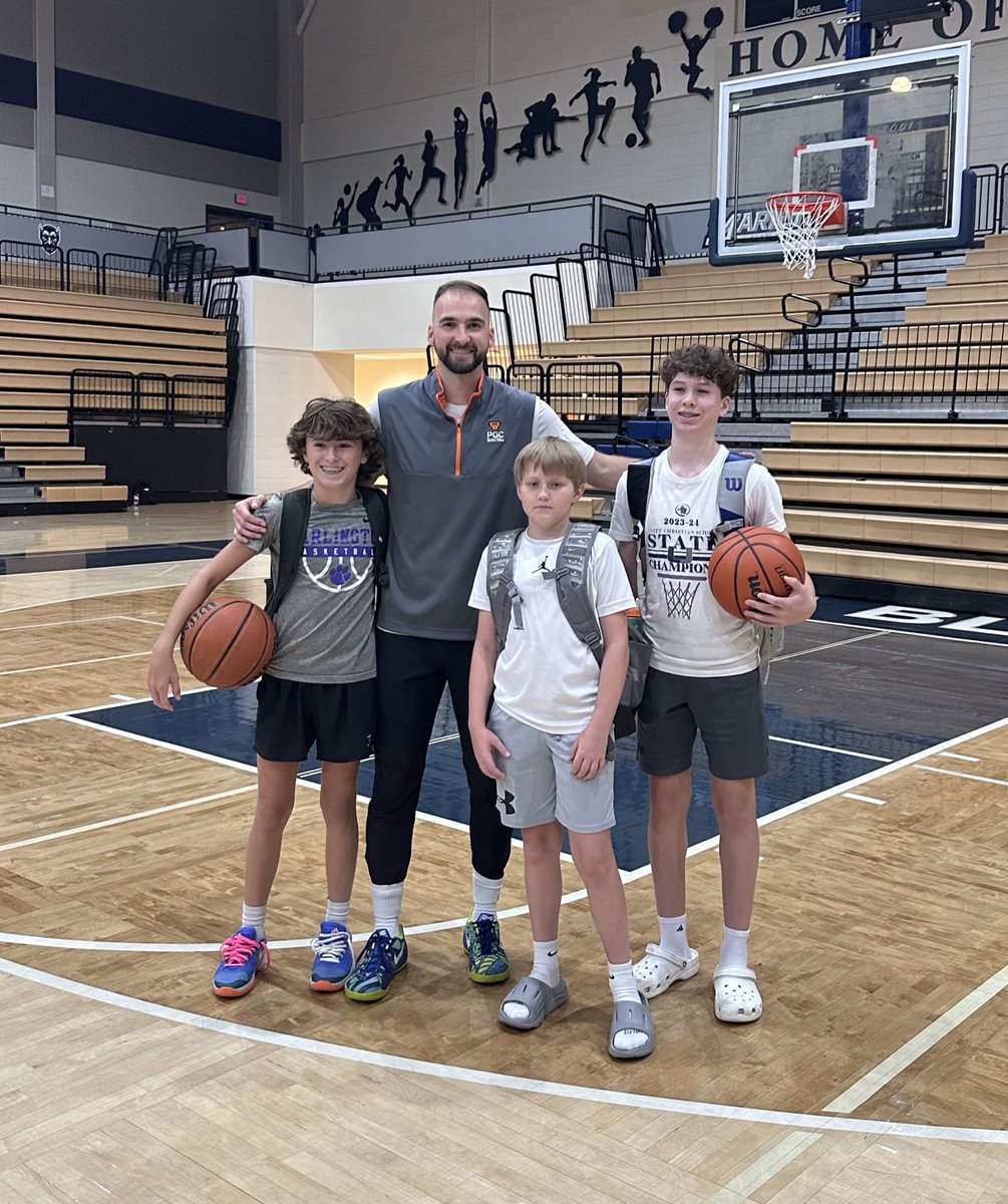 Great to be in the gym this weekend with these guys! PGC Shooting College - Marietta #SCHAPE