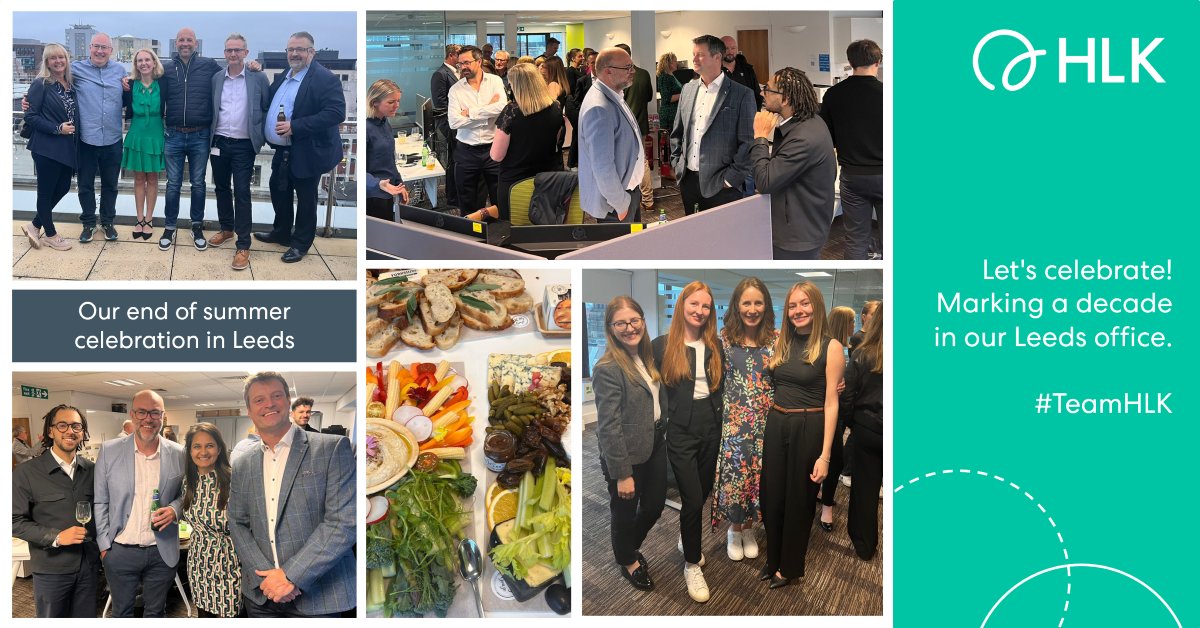 hlk_ip's tweet image. Our team in Leeds enjoyed our end of summer celebratory event last week, despite the rain! Catching up with friends, colleagues and peers was a great way to mark a decade in our Leeds office and some important milestones for us, including some new additions to the firm! #HLK