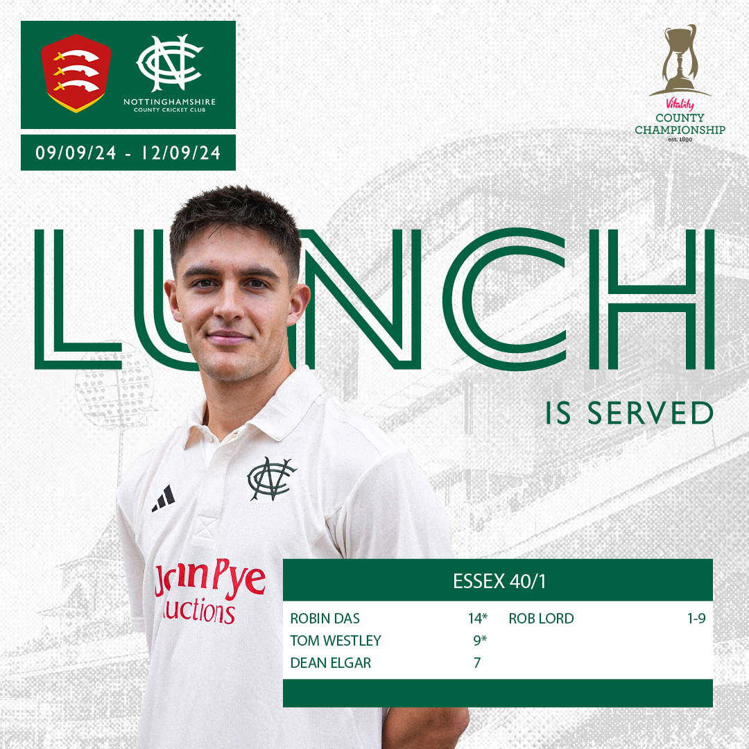 TrentBridge's tweet photo. 🍽️ A breakthrough secured in a truncated opening session.
📺 Watch #NOTESS | https://t.co/oHtlOgawk6 https://t.co/Tpc1DjXXjv
