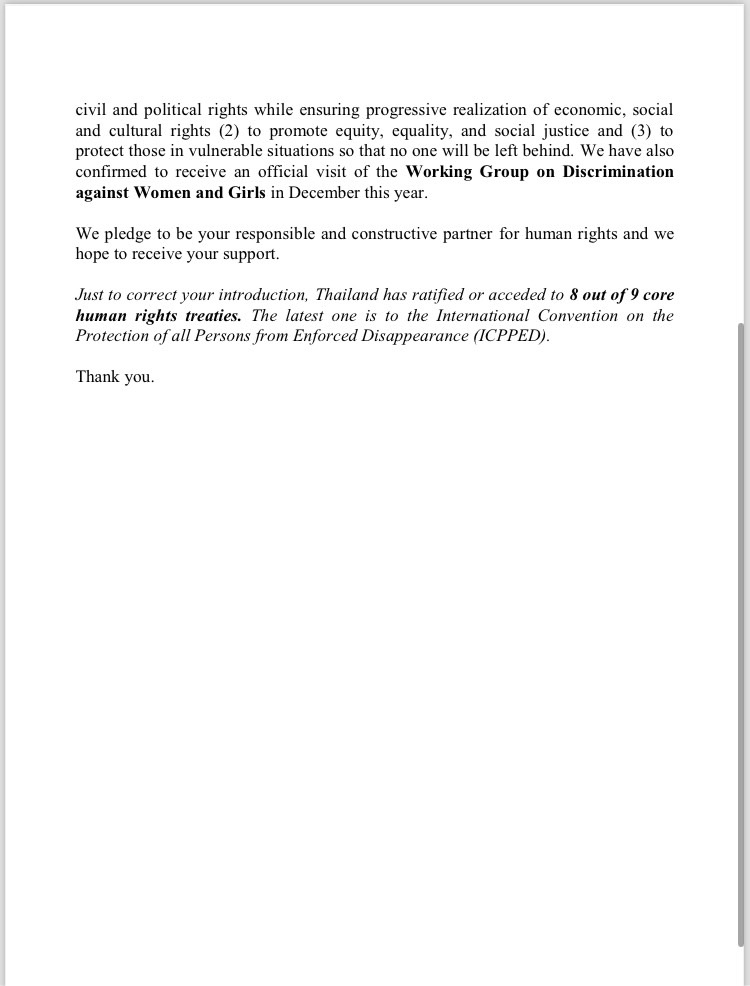 Thai Dept. of International Organizations. tweet media