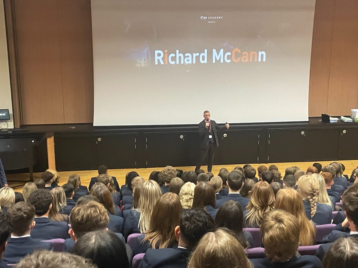 We were delighted to welcome our guest speaker Richard McCann <a href="/iCanSpeaker/">Richard McCann</a> this morning to talk to our Year 10 and 11 students at their GCSE Skills Conference discussing #motivation #resilience and learning from successes and failures.
#CHSGCSESkillsConfence #lifeskills