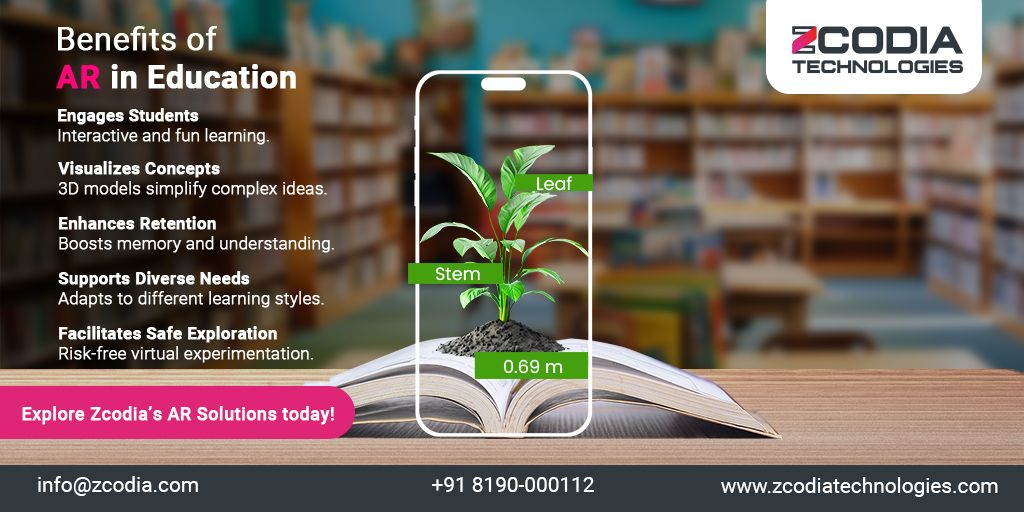 zcodia's tweet image. Transform your educational experience with Zcodia’s AR solutions! 

#Zcodia #AREducation #ARLearning #AugmentedReality #InteractiveLearning #EducationalTechnology #EngagingLearning #InnovativeEducation #FutureOfEducation #LearningSolutions #EducationTech #TechnologyInEducation
