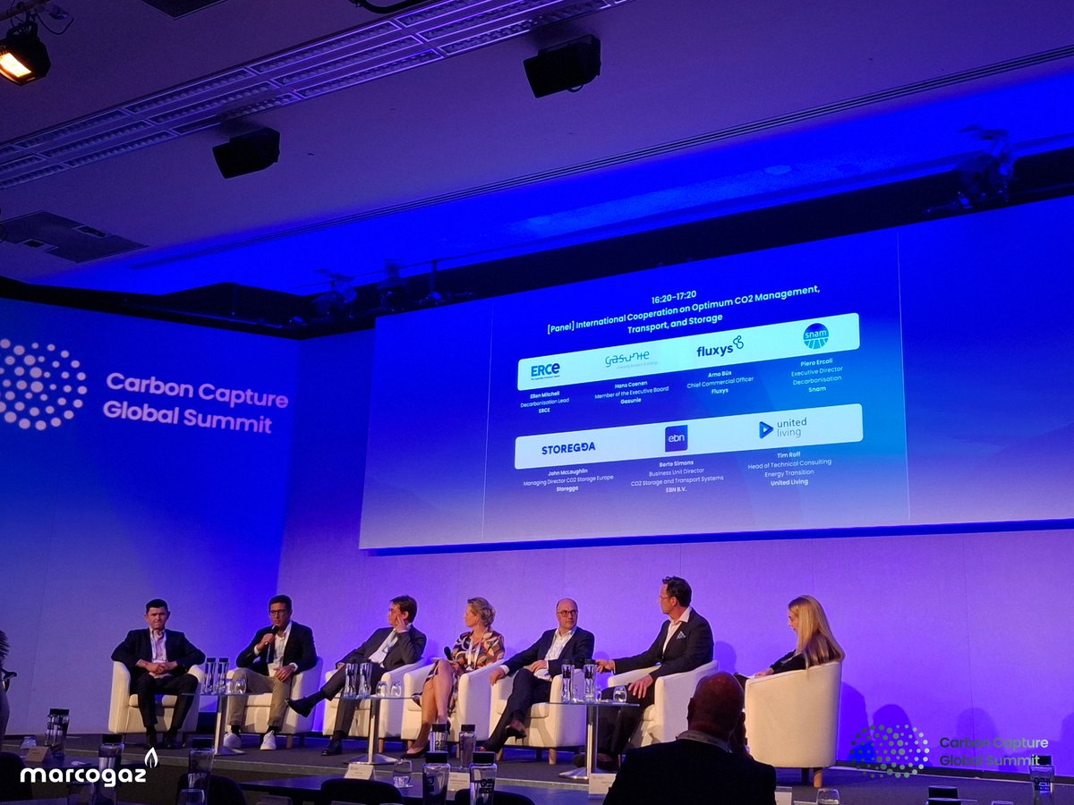 marcogaz_EU's tweet photo. 🌱Carbon Capture, Utilization &amp; Storage (CCUS) is vital to achieving net-zero emissions by 2050. Last week, MARCOGAZ participated in the Carbon Carbon Capture Global Summit 2024, where experts discussed the global development of challenges, solutions, and progress of CCUS.💡 https://t.co/vszc6mmhXJ
