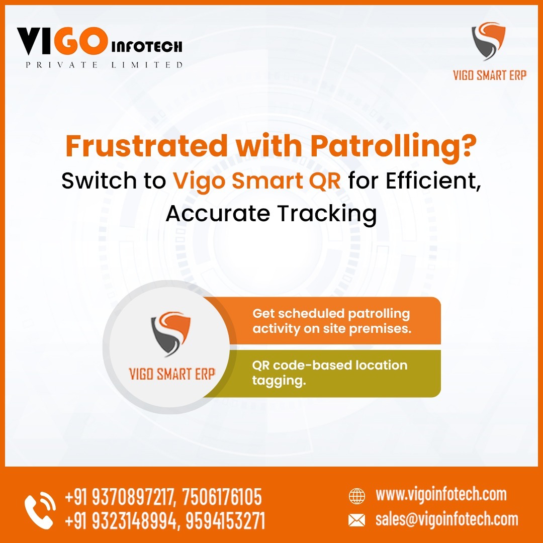 vigoinfotech20's tweet image. Upgrade your patrolling with Vigo Smart QR—experience efficient, accurate tracking like never before. We&apos;re here to make your monitoring hassle-free.

Call Now For Free Demo: 9370897217, 9967926128
Visit us: lnkd.in/gk8B-M7h

#vigoinfotechpvtltd #SmartPatrolling #VigoSmart