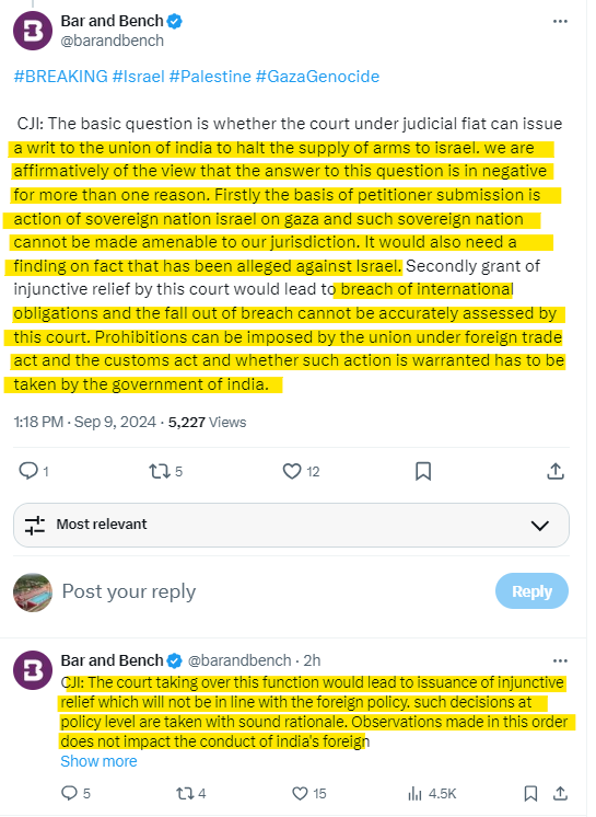 jagdish_2204's tweet image. Bhushan get slapped by SC ! Will leftists and Congress / Opposition stop the 'genocide' raga? 
@priyankagandhi @pbhushan1 
#IsraelFightsBack #HamasisISIS