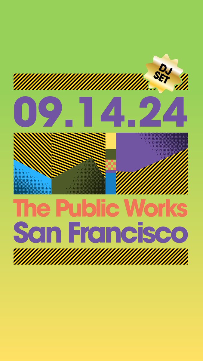 San Francisco this Saturday!! <a href="/PublicWorksSF/">Public Works SF</a>